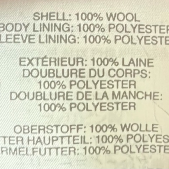 J. Crew Classic timeless style 100% wool, houndstooth fully lined w pockets. NWT - Picture 11 of 15